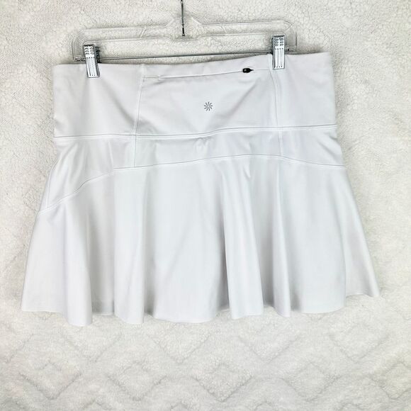 Athleta Ace Tennis Skort 13.5" Size 1X Bright White Golf Athletic Running - Picture 8 of 13